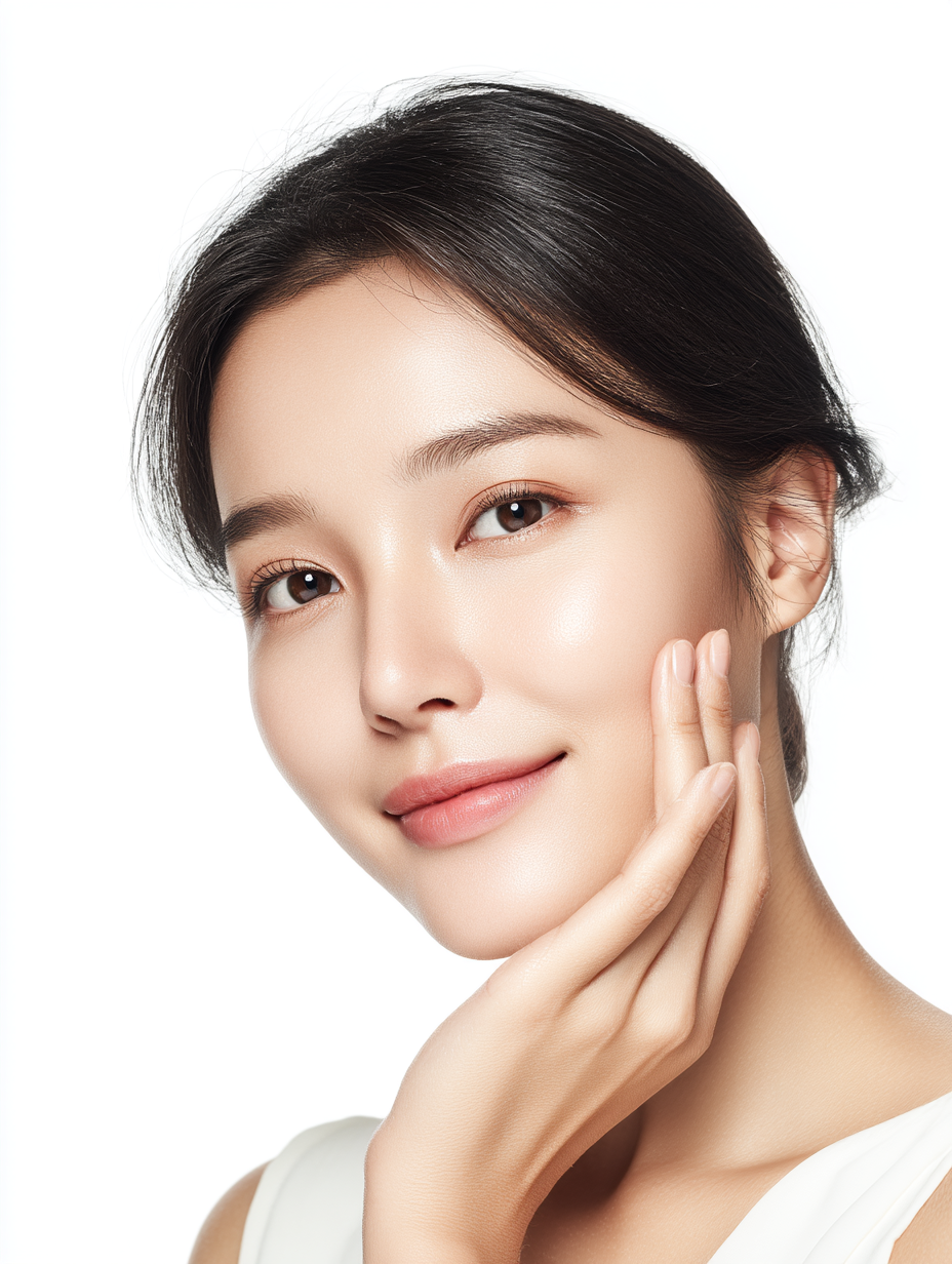 U8347531921 a 20s Korean woman elegant and confident touching 67a48d8b 6f90 49f3 9642 d6846f10317c